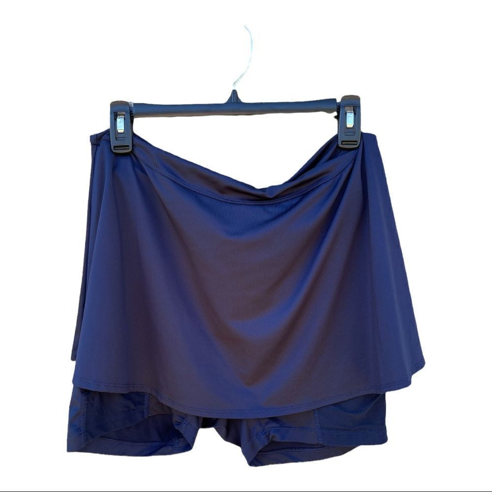 Tail Womens Activewear Skort Navy Blue Stretch Elastic Waist Golf Tennis M